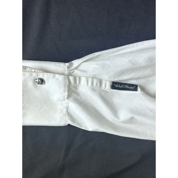 Marc Ecko No. 72 Time Square NY Mens Large Button DN Dress Shirt Skull Tuxedo - Picture 14 of 14